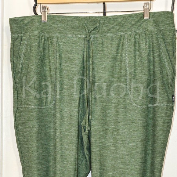 Size S_ XXL Skechers Ladies' Brushed JoggERS GREEN - Picture 5 of 7